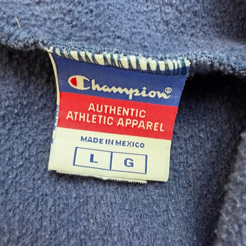 Vintage Champion Special Olympics Navy Blue Sweatpants Large Made in‎ Mexico Y2K